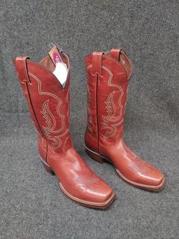 Mens Size 9 Noncona Leather Cowboy Boots
