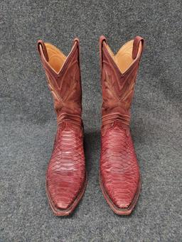 Men Size 9 Tecovas Leather Cowboy Boots