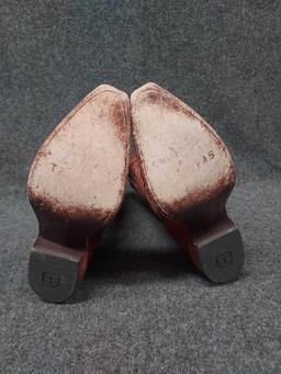 Men Size 9 Tecovas Leather Cowboy Boots