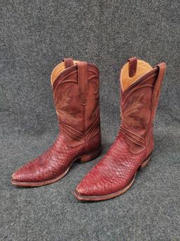 Men Size 9 Tecovas Leather Cowboy Boots