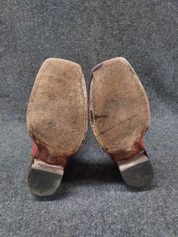 Mens Size 9 Nocona Leather Cowboy Boots