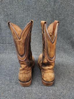 Mens Size 9 Corral Leather Cowboy Boots