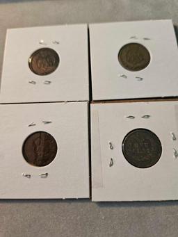Indian head cents, bid x 4