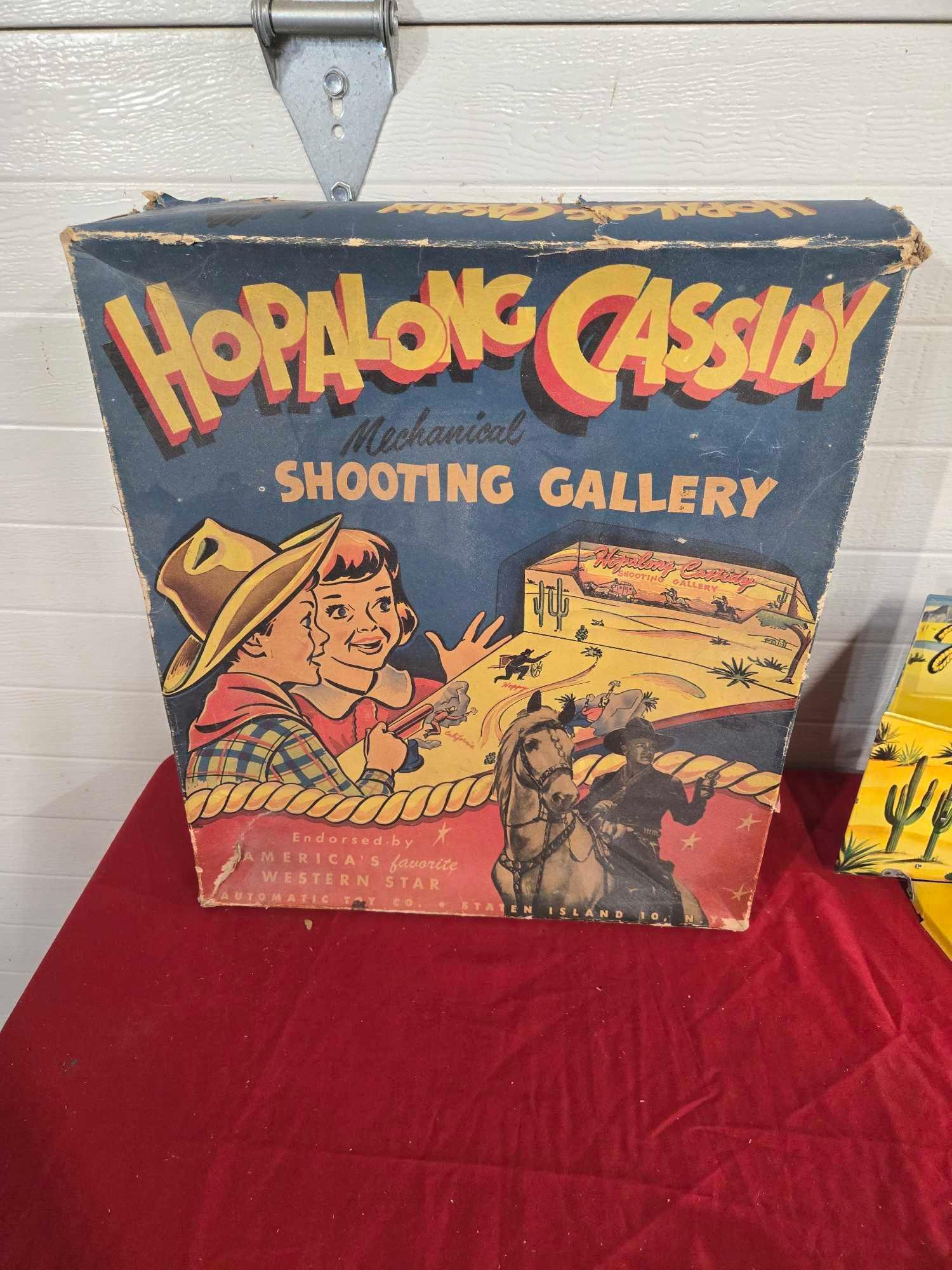 Hopalong Cassidy Mechanical Shooting Gallery