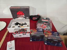 Snap On Die Cast Wrecker, T shirt & Hat, Mac Tools Funny Car & Nascar Winners Circle