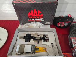 Snap On Die Cast Wrecker, T shirt & Hat, Mac Tools Funny Car & Nascar Winners Circle