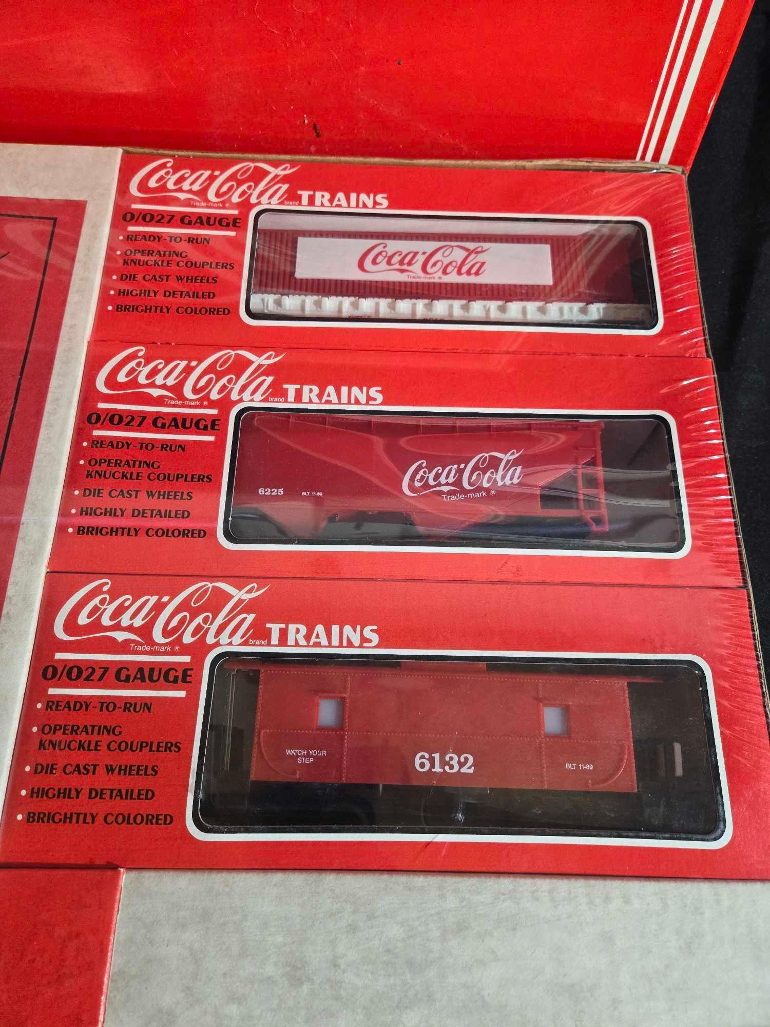 NIB Coca Cola "O" Gauge Train Set