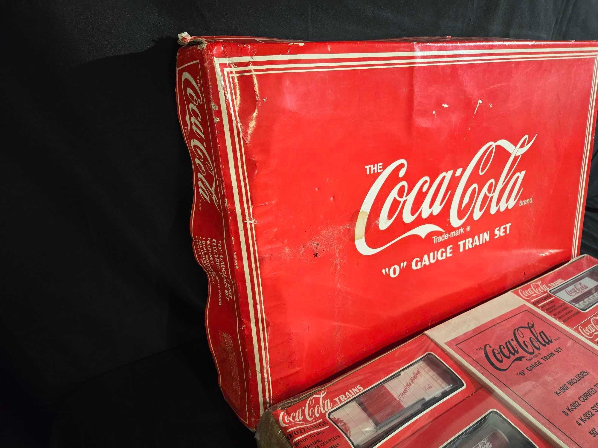 NIB Coca Cola "O" Gauge Train Set