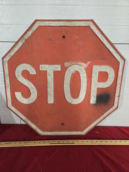 Metal Stop Sign