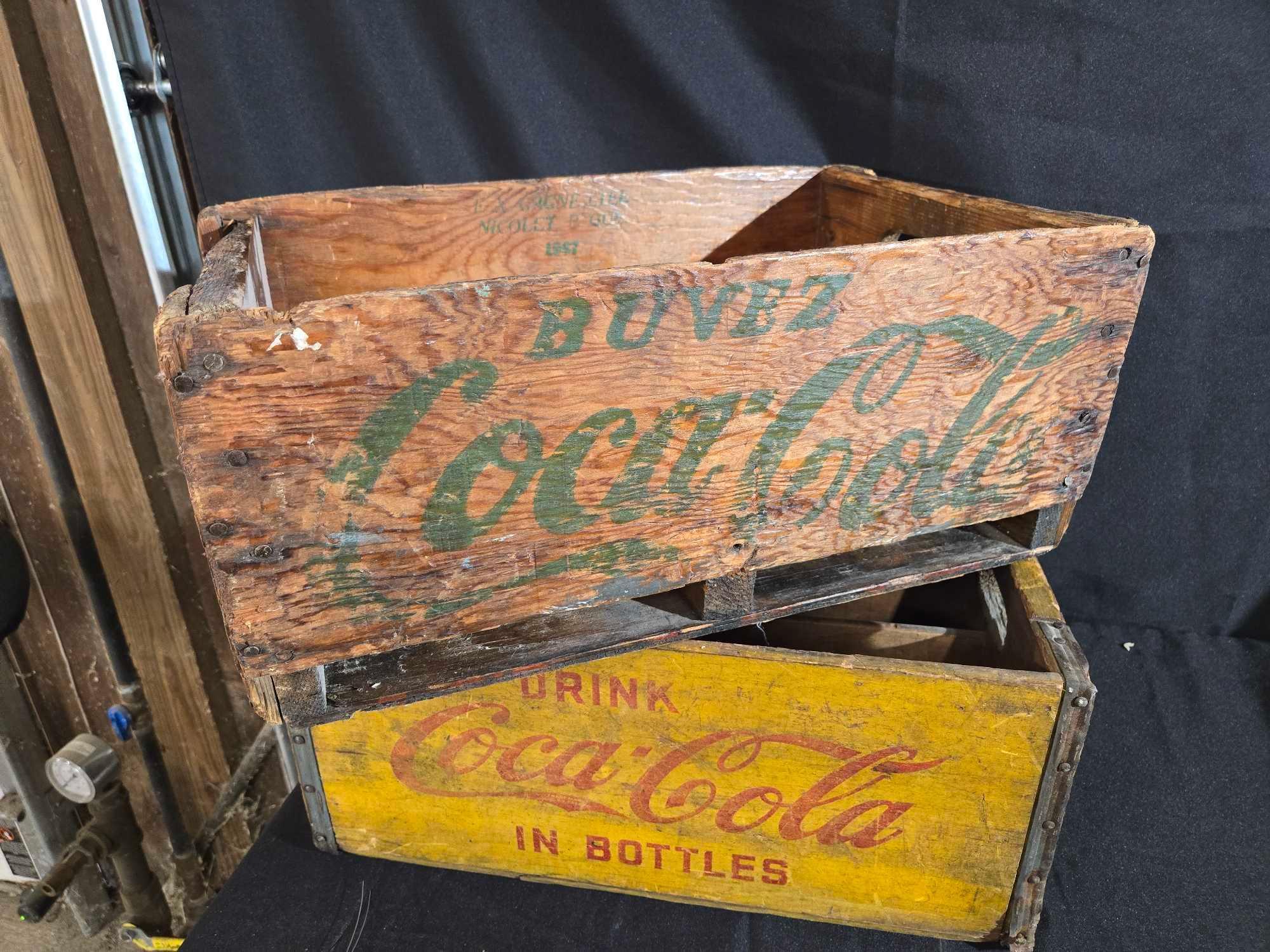 2 Coca Cola Crates