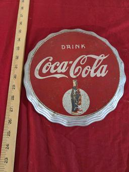 Coca Cola Sign & Thermometer