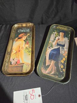 2 Coca Cola Trays