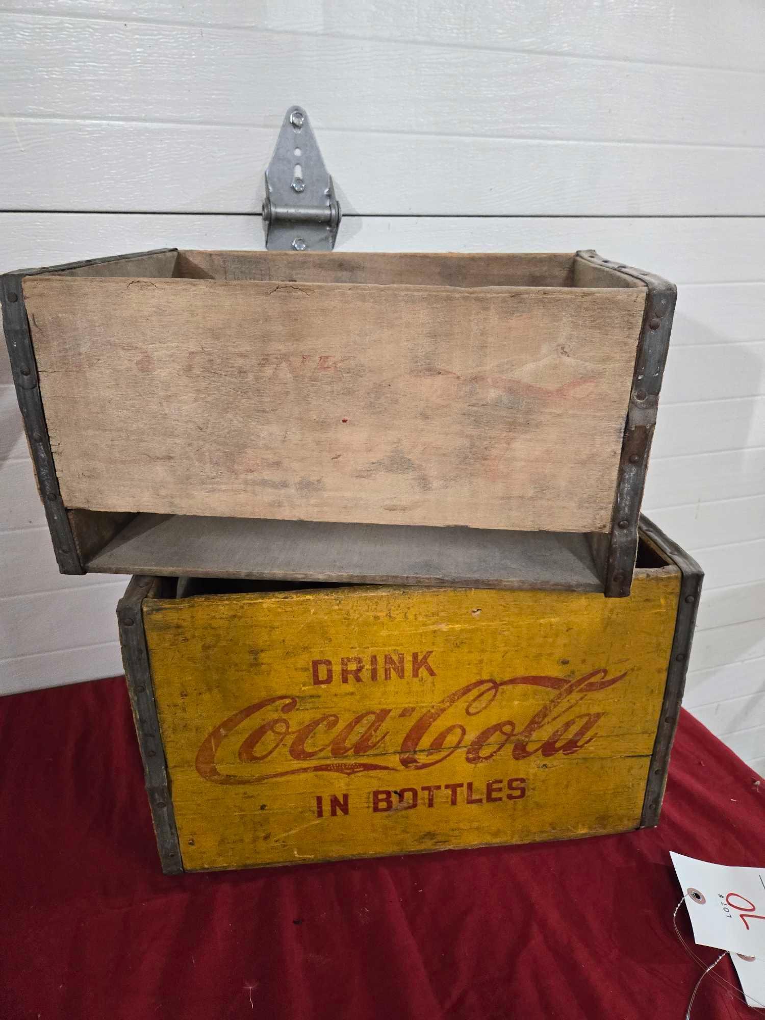 2 Coca Cola Crates