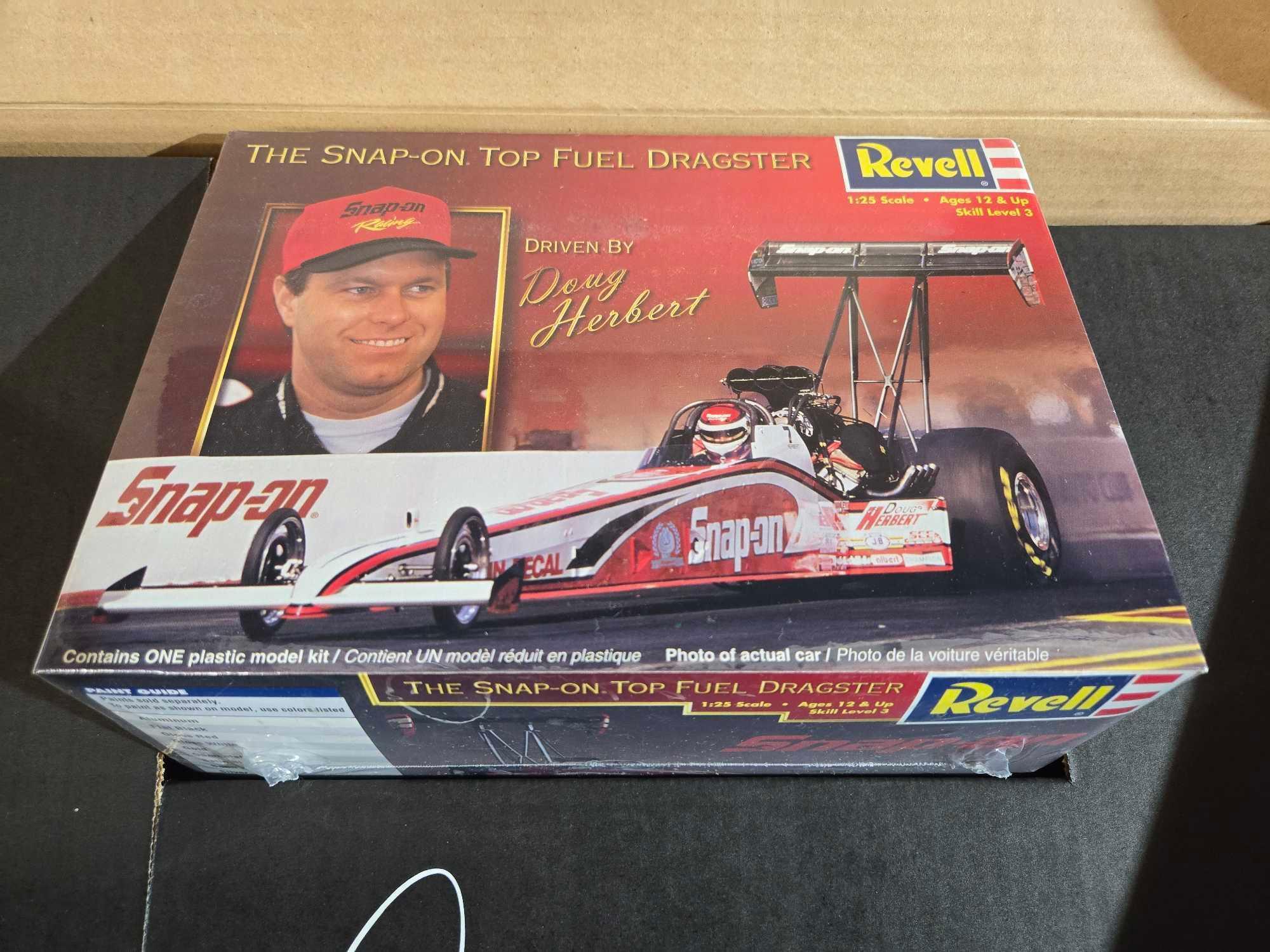 NIB Revell Snap On Doug Herbert Top Fuel Dragster model