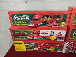 Coca Cola Holiday, Mickey & Nascar Carriers