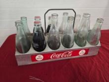 Metal Coca Cola 12 Bottle Carrier