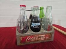 Metal Coca Cola 6 Bottle Carrier
