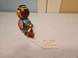 Vintage Tin Litho Clown Pencil Sharpener made in West Germany