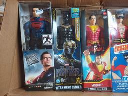 Assortment of DC, Marvel, & Disney Action Figures