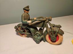 Reproduction Cast Iron Hubley Motorcycle