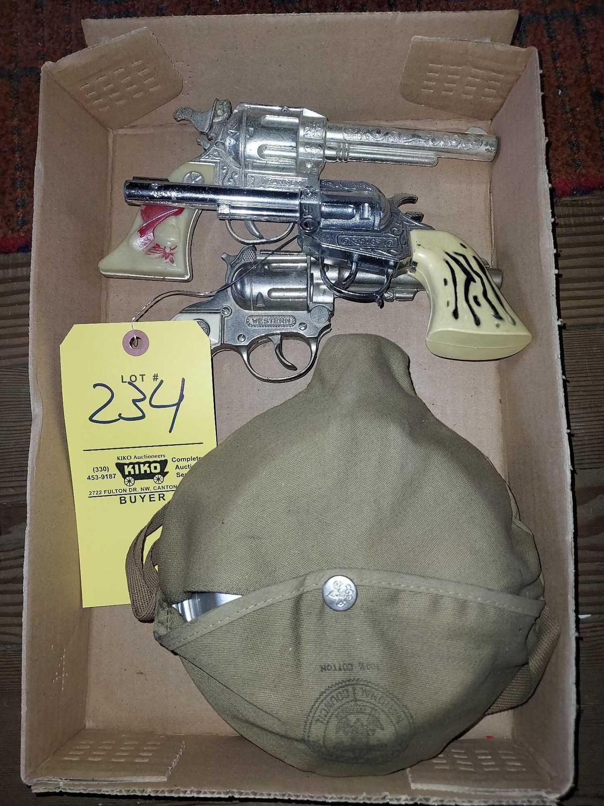 Vintage Cap Guns & BSA Mess Kit