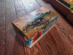 Halsam American Bricks Sets, Friction Army Tank, & Other Vintage Toys