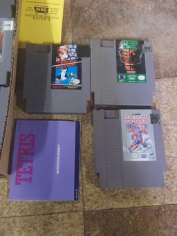 9 Nintendo Entertainment System Game Cartridges