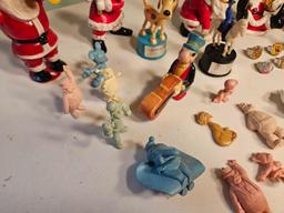 Assortment of Disney Characters, Lone Ranger, Santa Claus and More