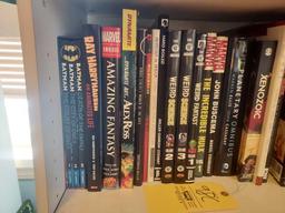 Shelf Contents - DC, Science, & Marvel Books