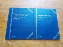 2 Partial Lincoln Head Cent Booklets