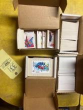4 boxs of early 90s NBA trading cards