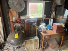 Lot of garage contents