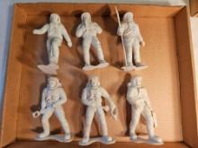 Assortment of Marx 6" Astronauts