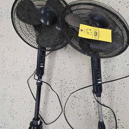 pair oscillating fans