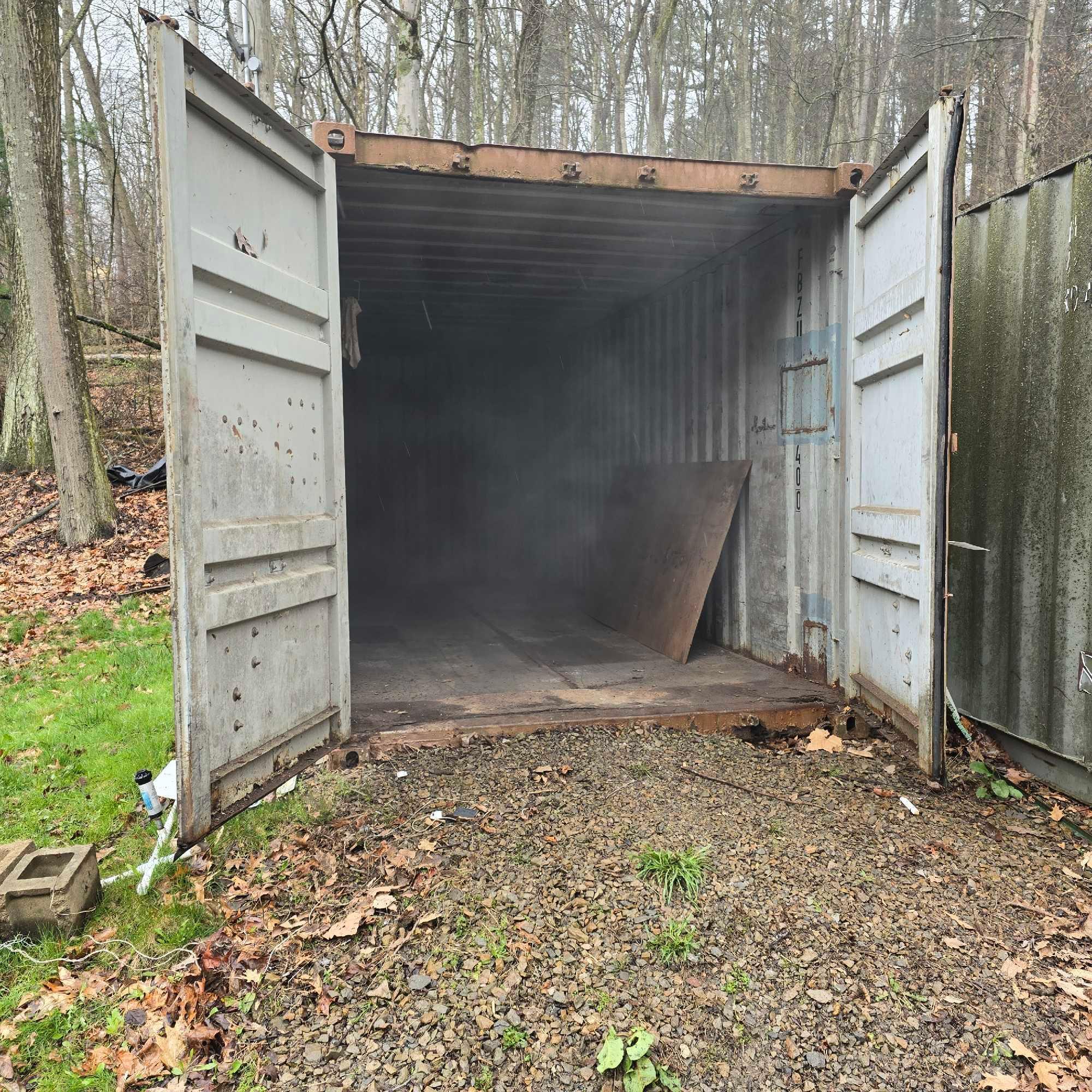 8ft x 20ft steel storage container