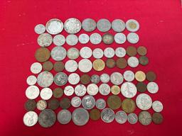 Assortment of Foreign Coins