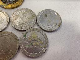 Assorted Gaming Tokens