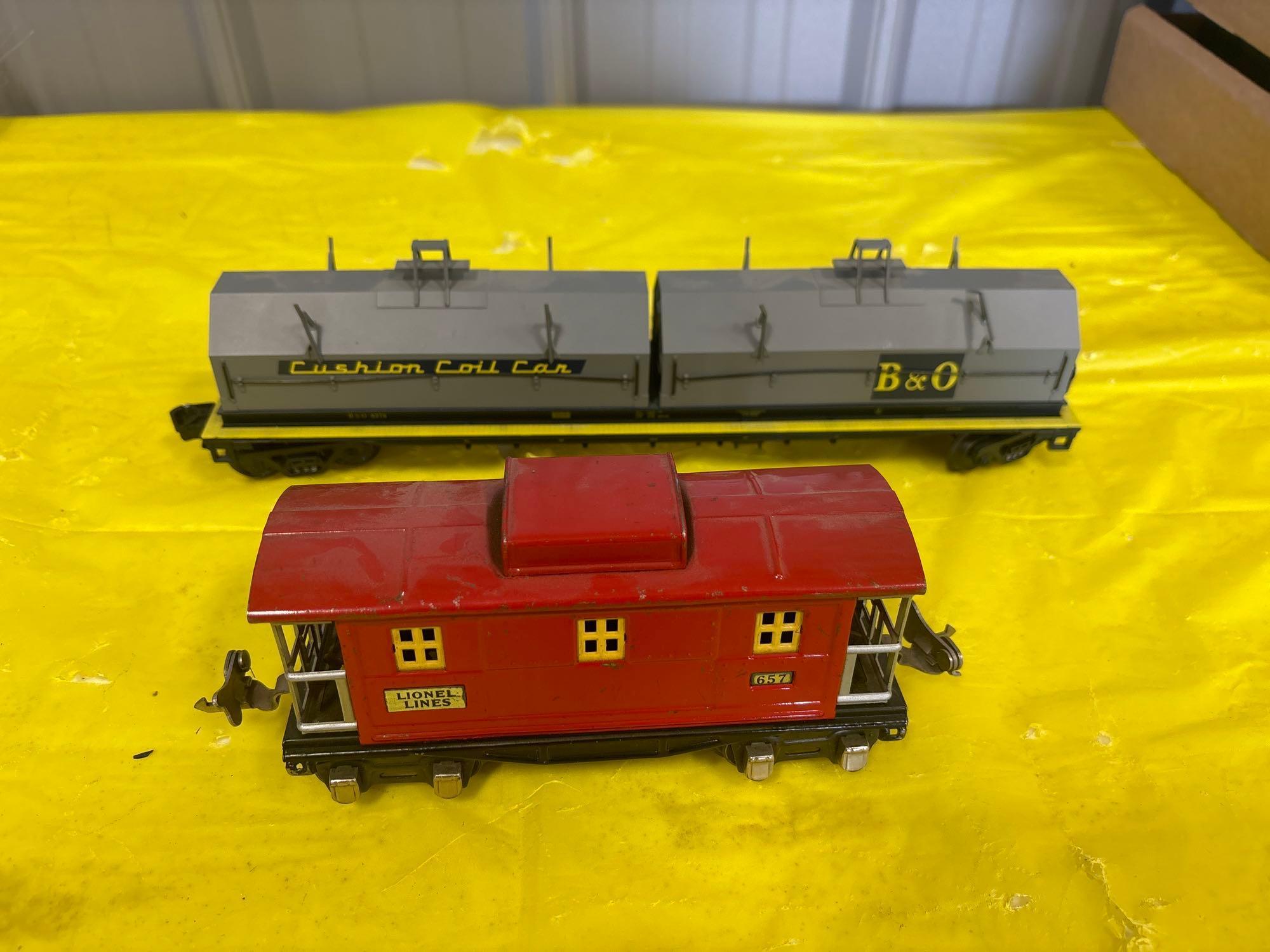 Early Lionel Caboose - K-Line B and O Cushion Coil Car