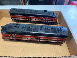 (2) 99 Rock Island Train Engines