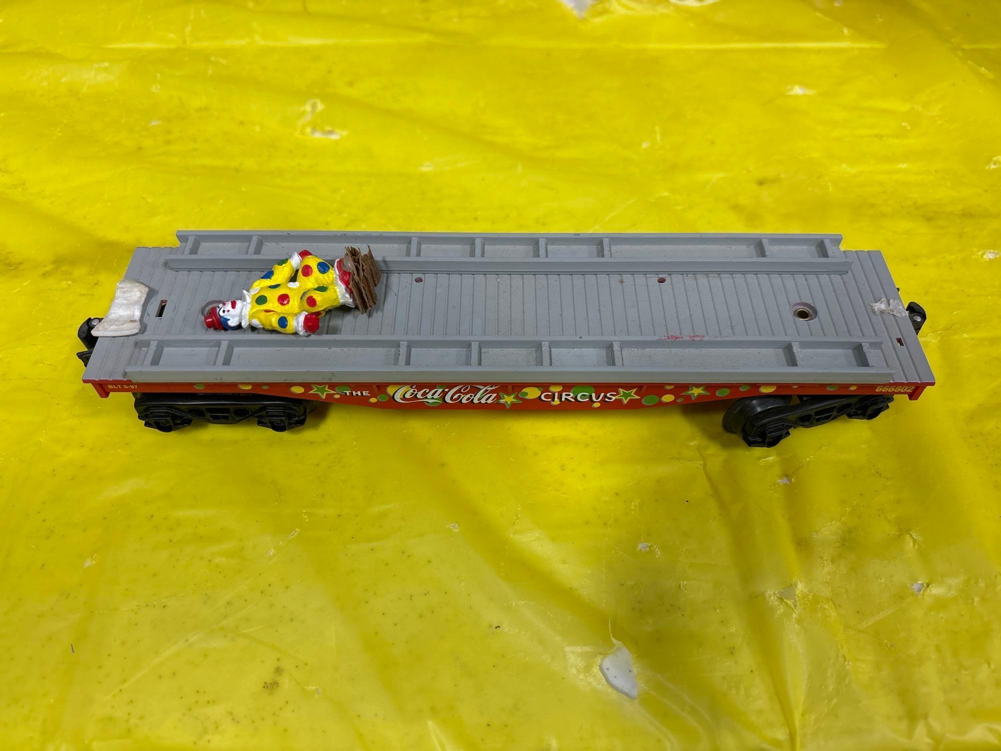 Coca-Cola Flat Car and Circus Cars - Coca-Cola Truck and Trailer