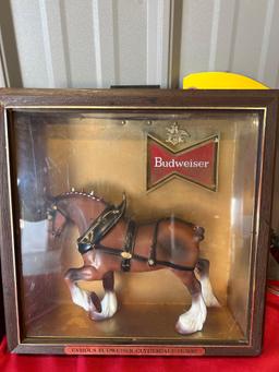 Famous Budweiser Clydesdale Horse Facing Right And One Facing Left