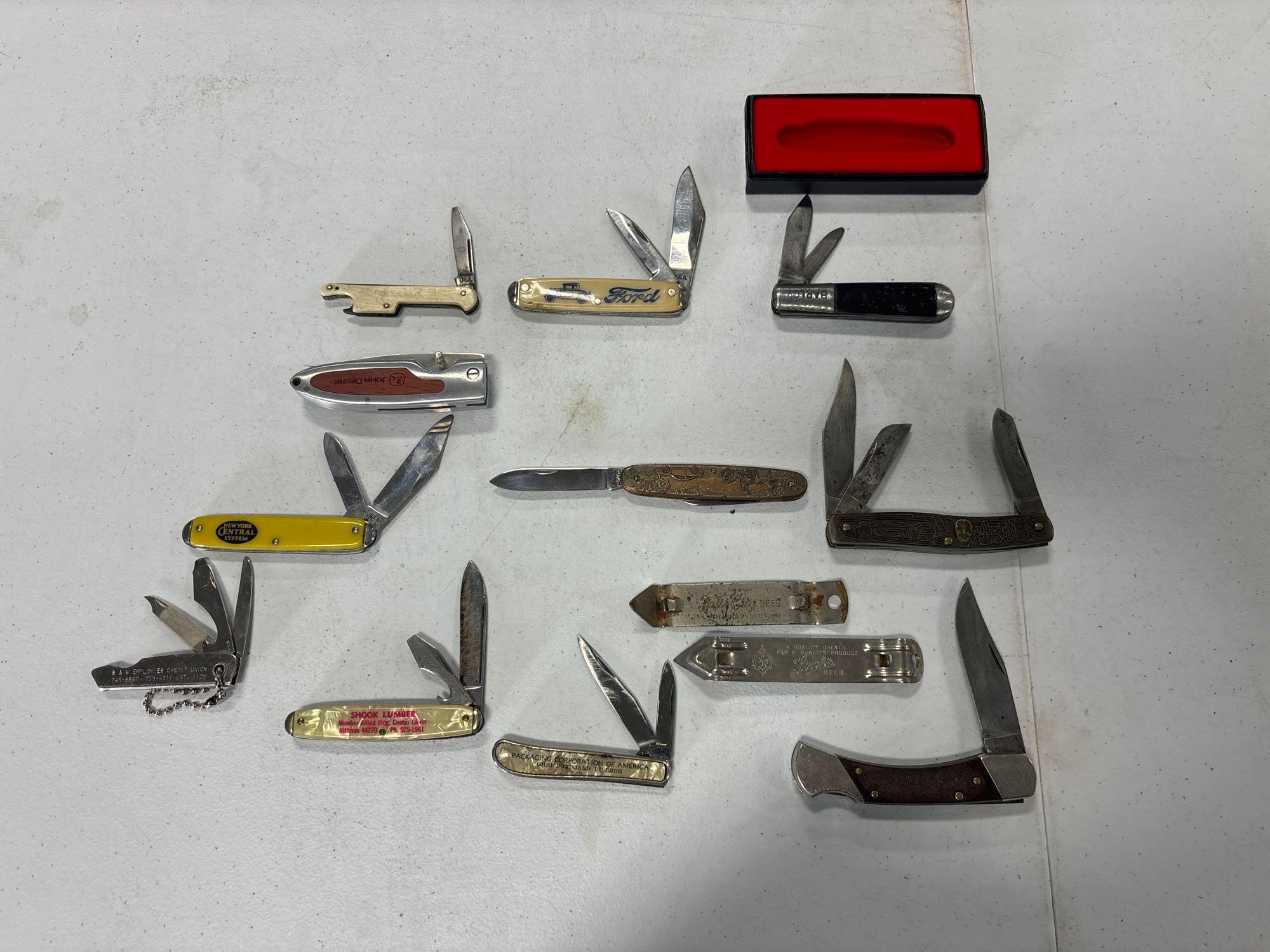 Assortment of Pocket Knives