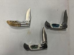 Genuine Rattle Snake Knife - Pocket Knives