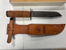 Case Kodiak Fixed Blade Hunting Knife - USMC Knife - Pocket Knives