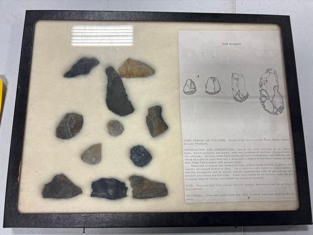 Paleo-Indian to Late Woodland End Scrapers