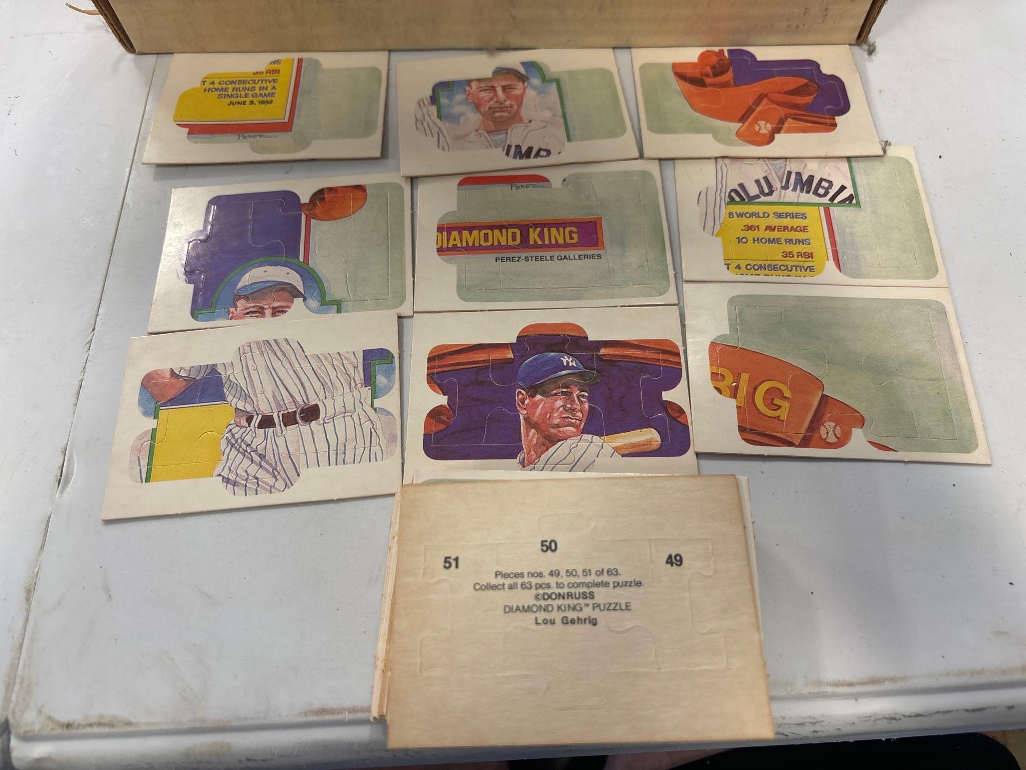 85 Baseball Card Puzzle and Unopened Card Set