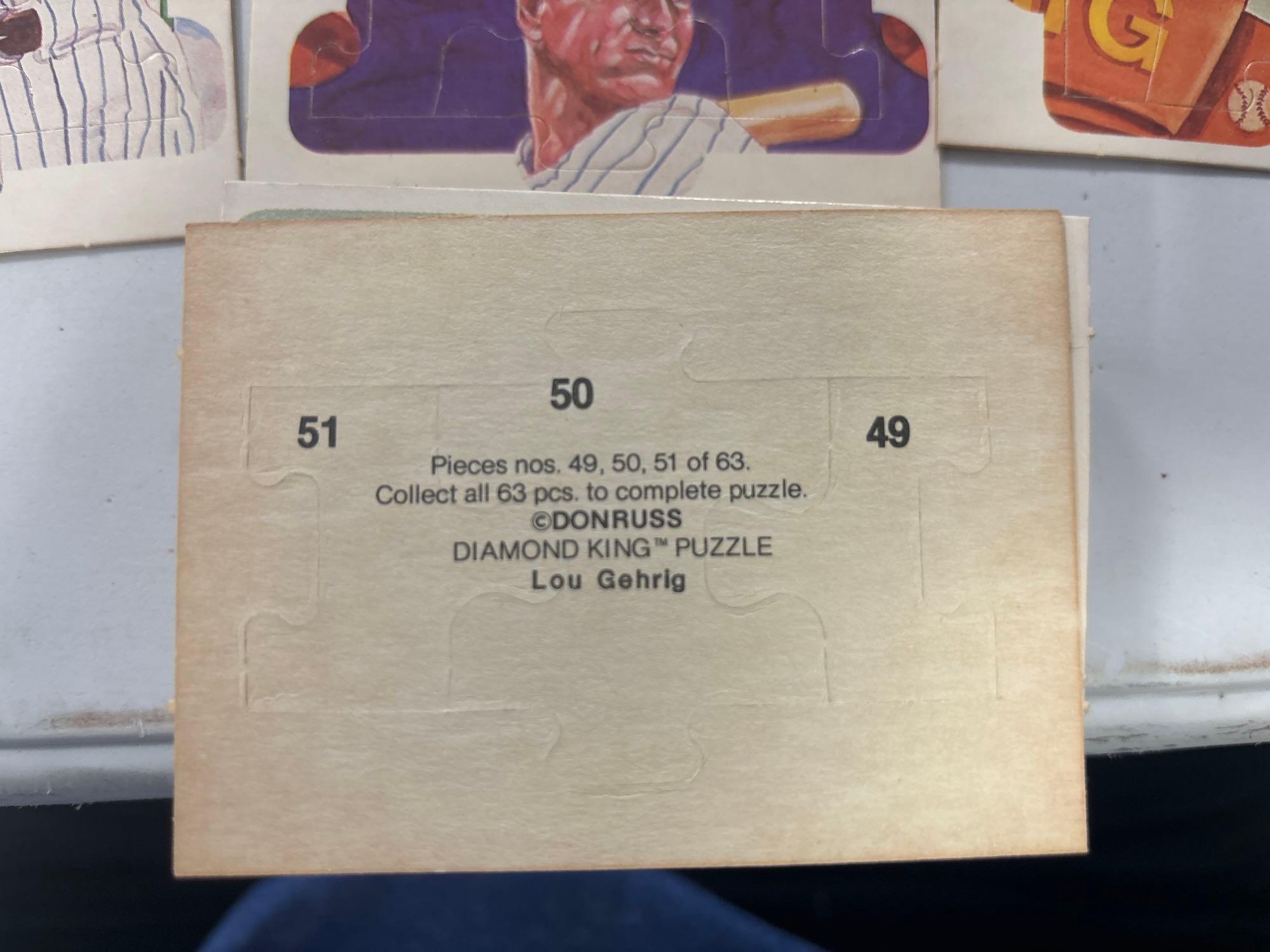 85 Baseball Card Puzzle and Unopened Card Set