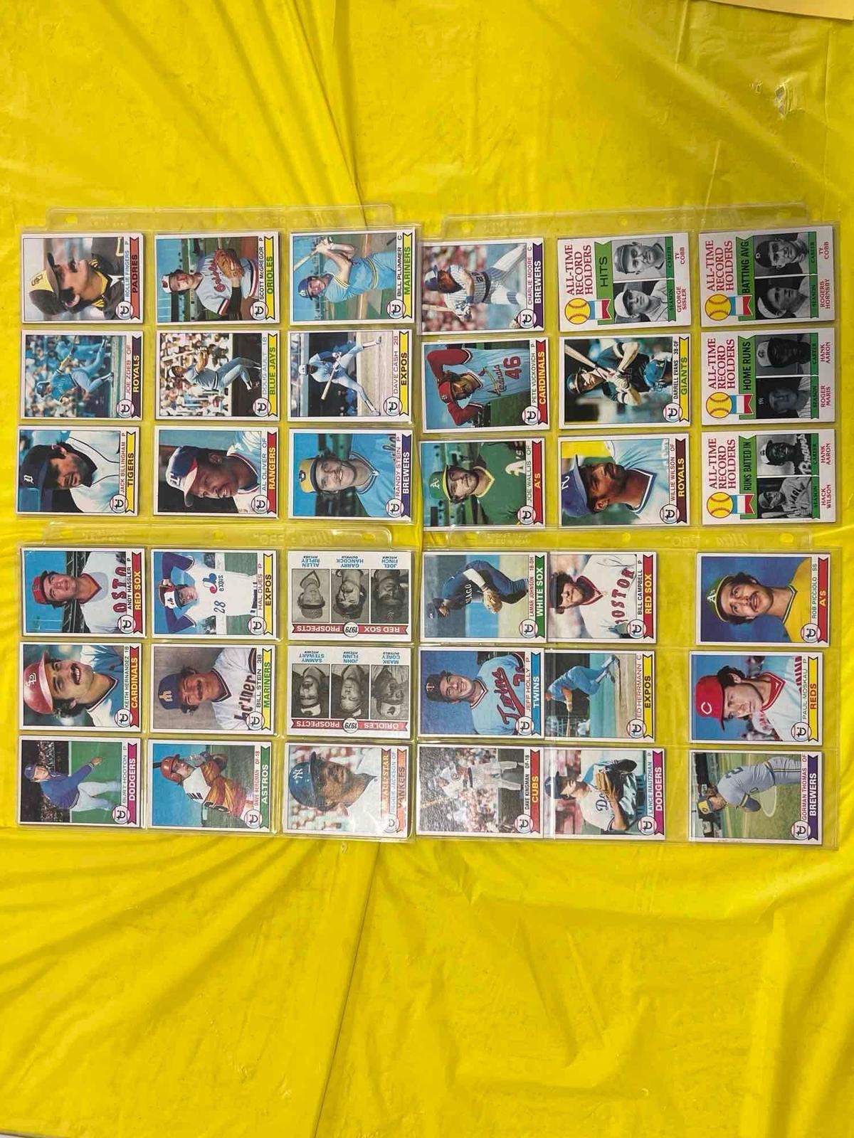 Lot Of Assorted Baseball Collectors Cards