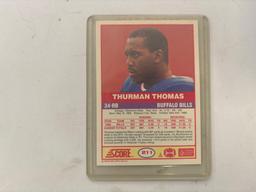 Thurman Thomas Rookie Football Card