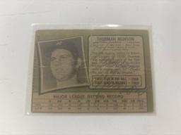 Appears to be Signed Rookie Thurman Munson Baseball Card